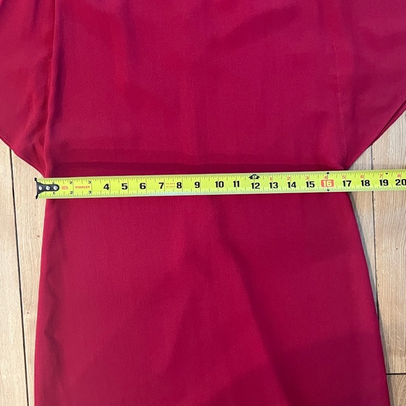 Theory | Red Shift Dress Flutter Sleeve Women’s Size Medium (8) - Picture 10 of 12